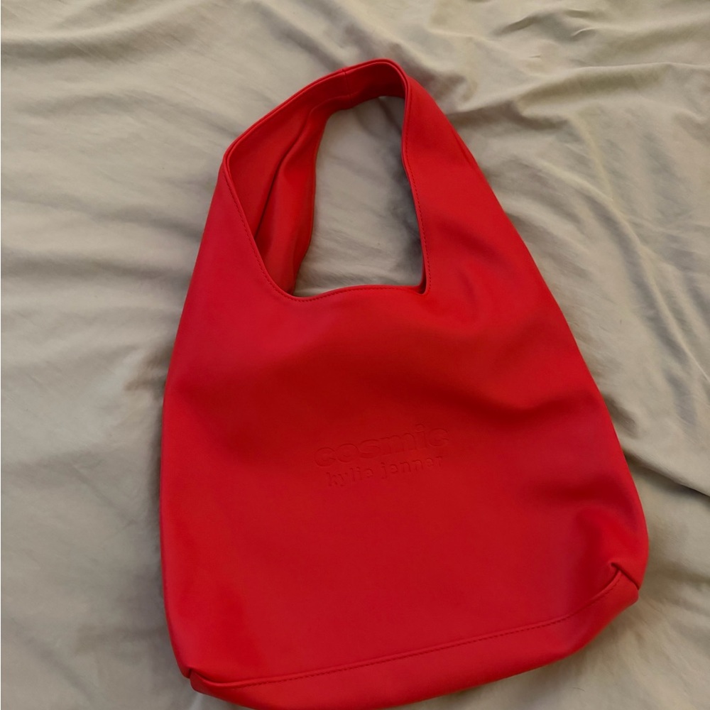 Kylie Cosmetics Vibrant Red Hobo Bag